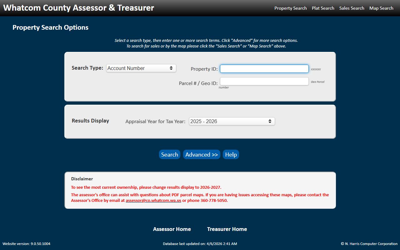 Bellingham Washington property tax records - Whatcom County property search portal