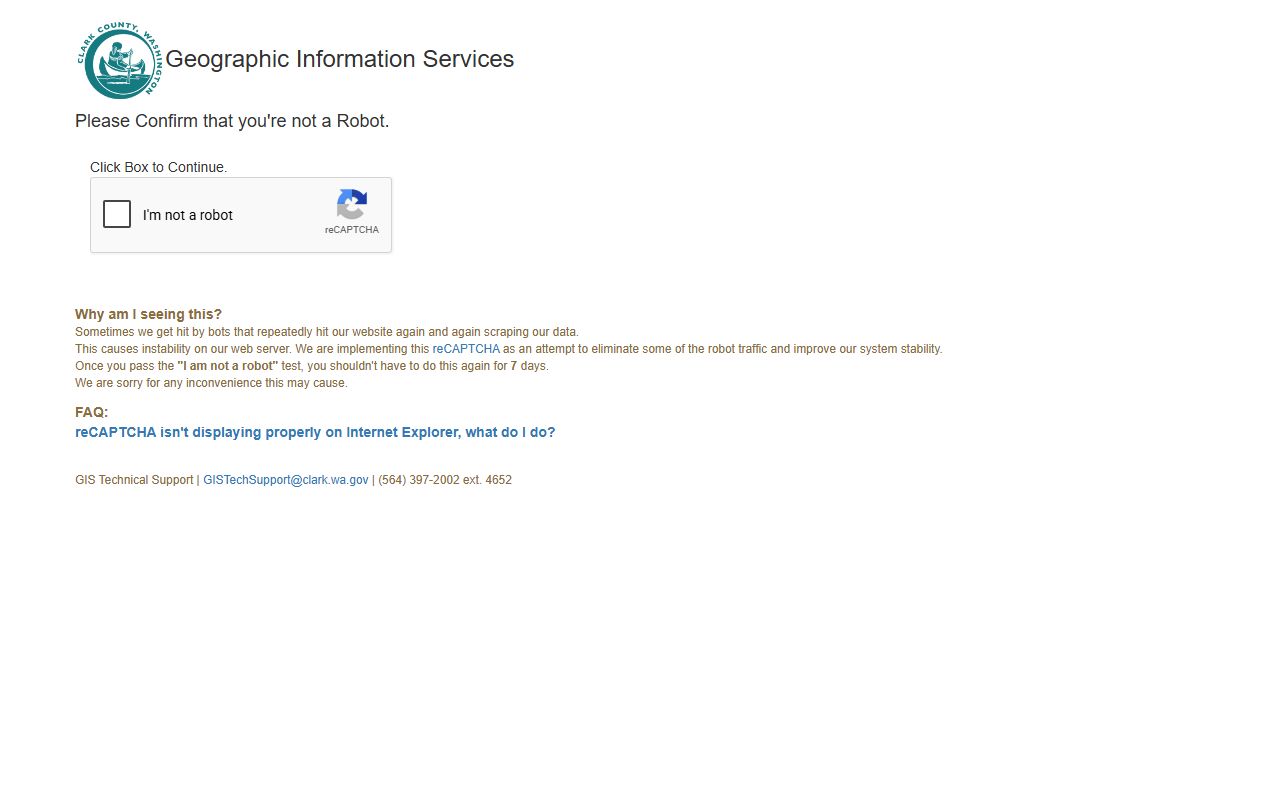 Camas Washington property tax records - Clark County GIS property information center