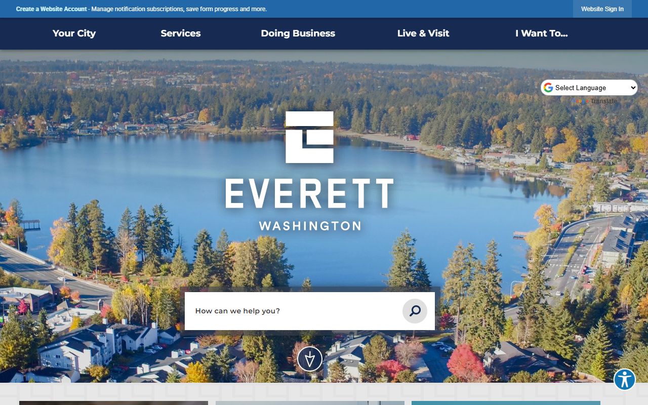 City of Everett Washington property tax and finance information