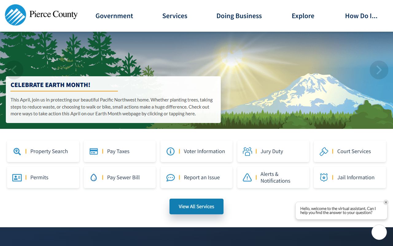 Pierce County property tax records for Frederickson Washington