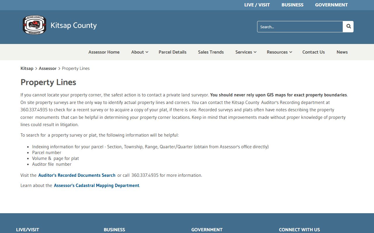 Kitsap County Washington Property Tax Records - PropertyAccess parcel search