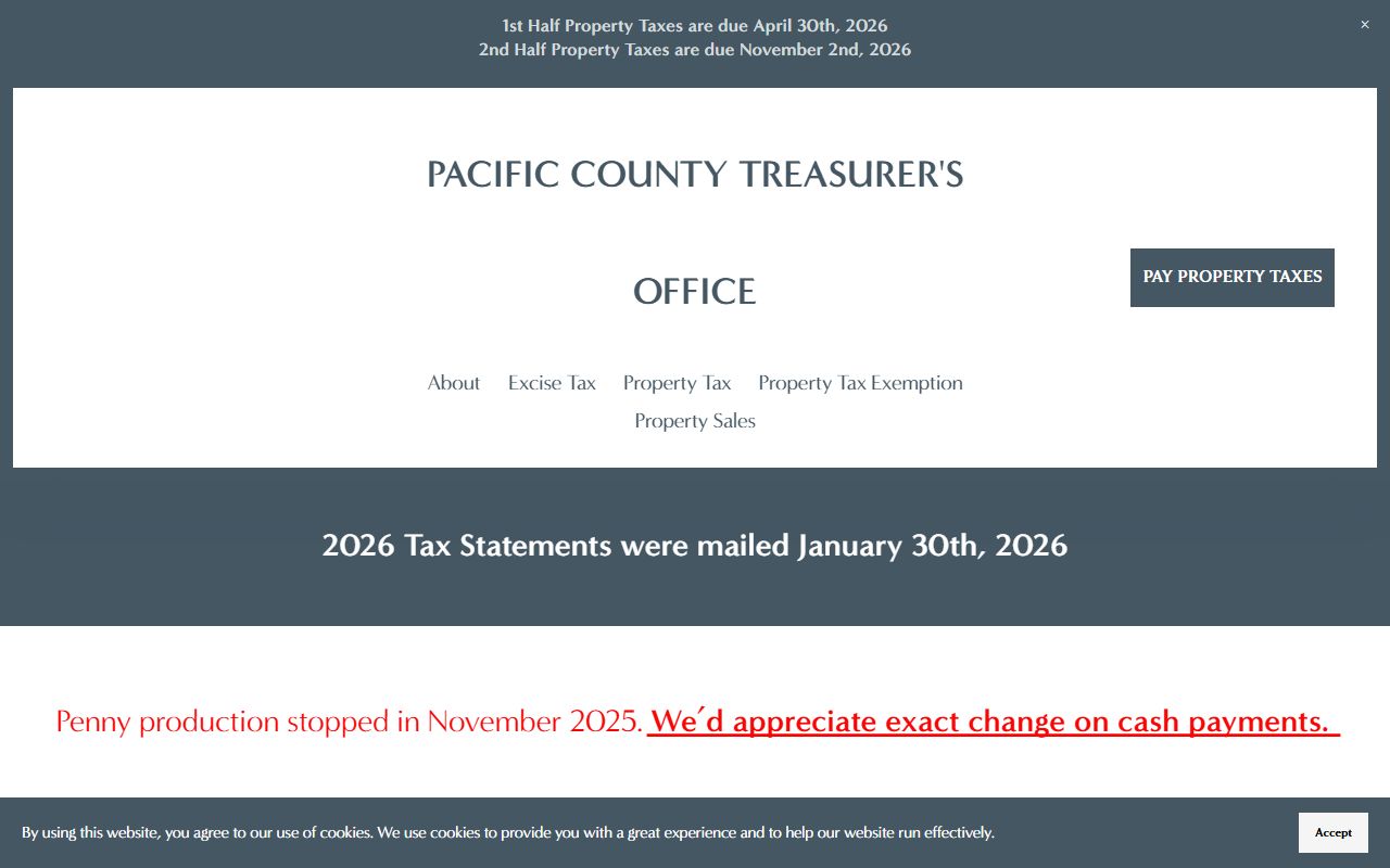 Pacific County Washington Property Tax Records