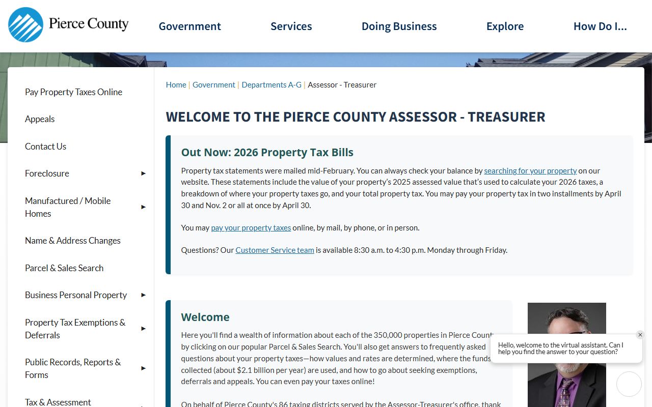 Pierce County Washington Property Tax Records