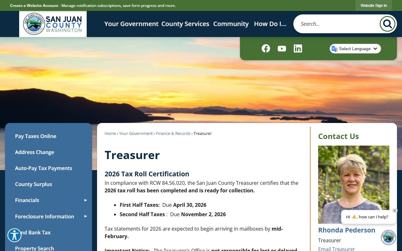 San Juan County Washington Property Tax Records