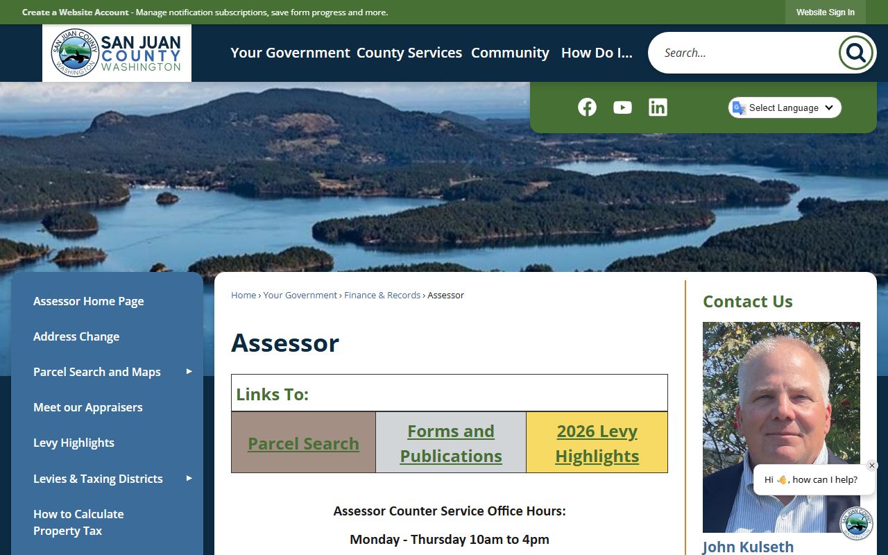 San Juan County Washington Property Tax Records