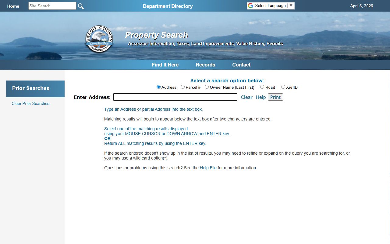Skagit County Washington Property Tax Records