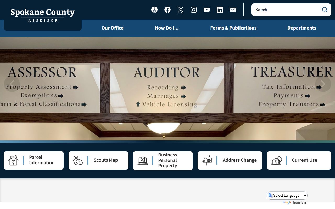 Spokane County Washington Property Tax Records - Spokane County Assessor Office